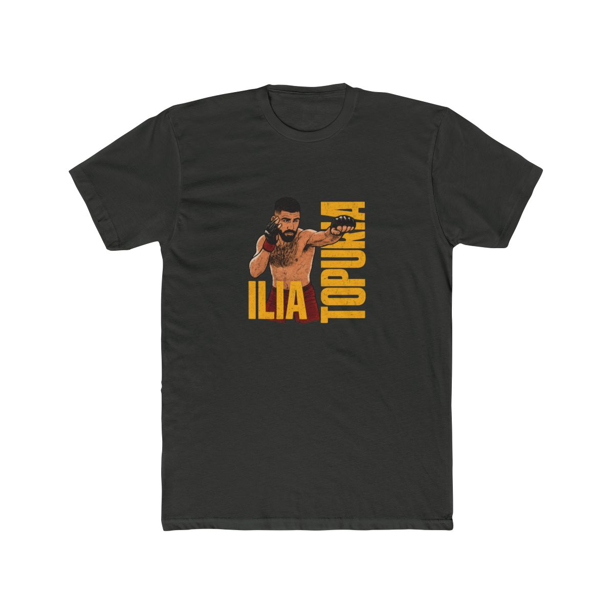 Ilia Topuria Knockout Punch UFC T-Shirt - alternate angle 2, merchandise