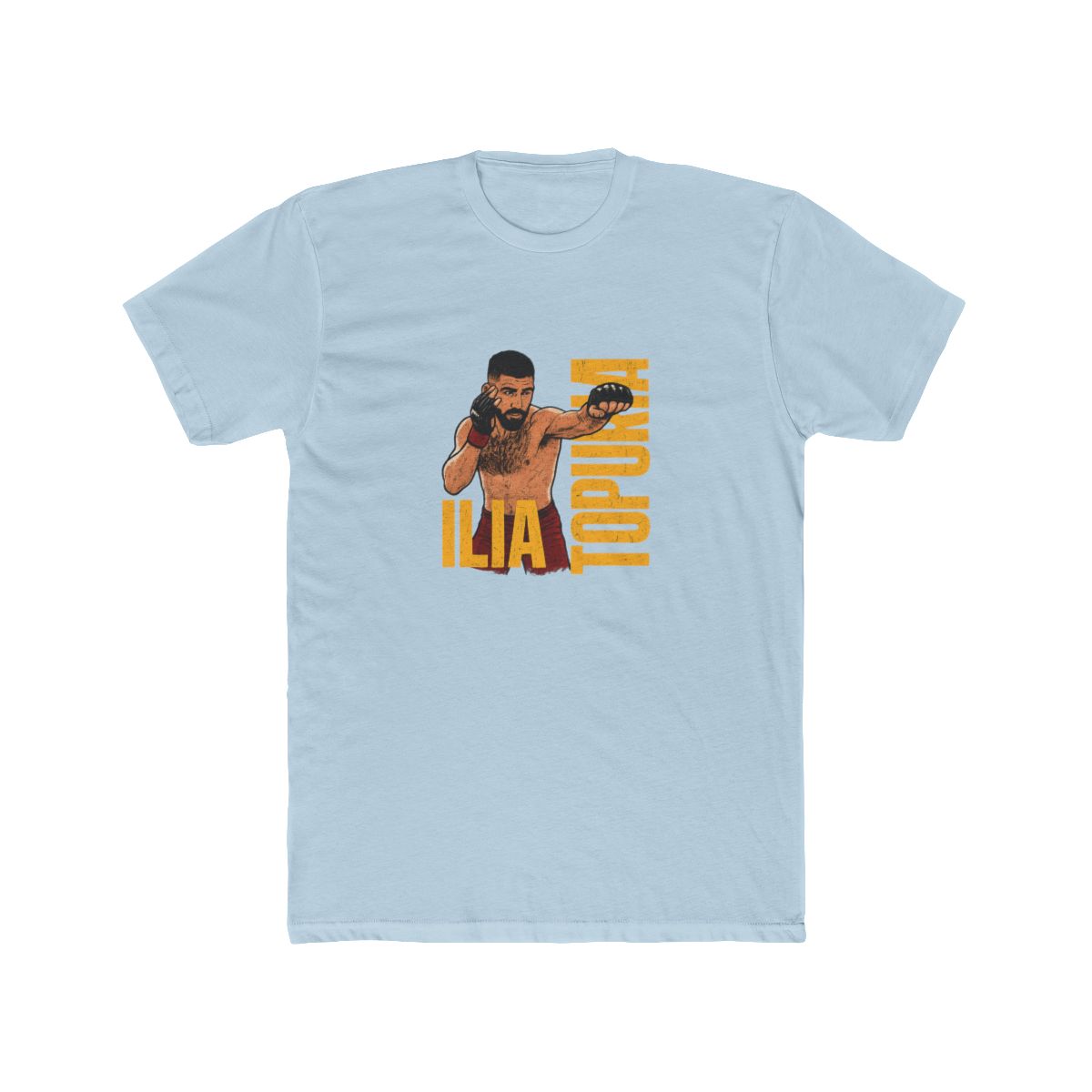Ilia Topuria Knockout Punch UFC T-Shirt - alternate angle 4, merchandise