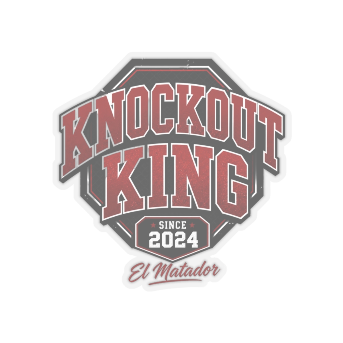 Ilia Topuria "Knockout King" Sticker