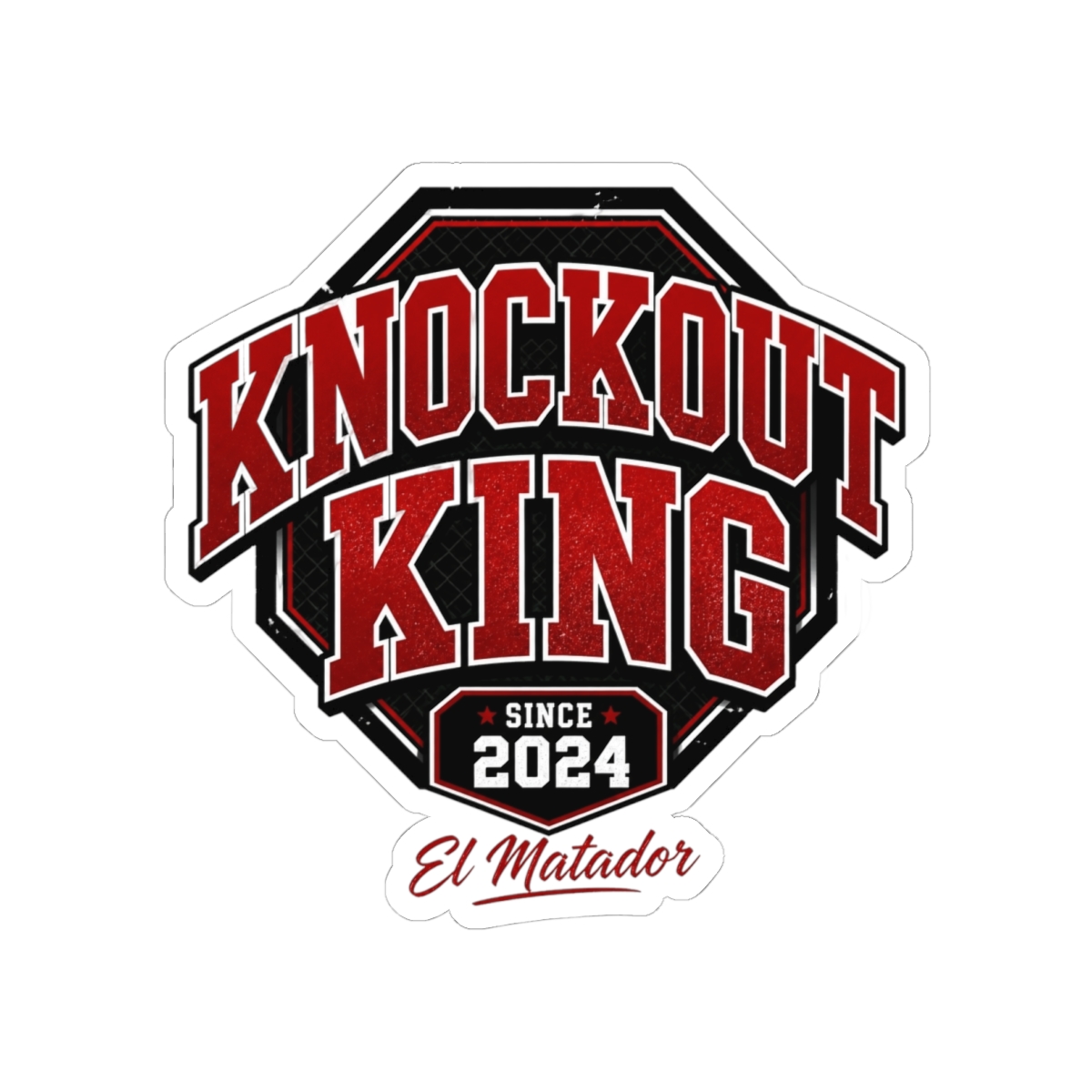 Ilia Topuria "Knockout King" Sticker