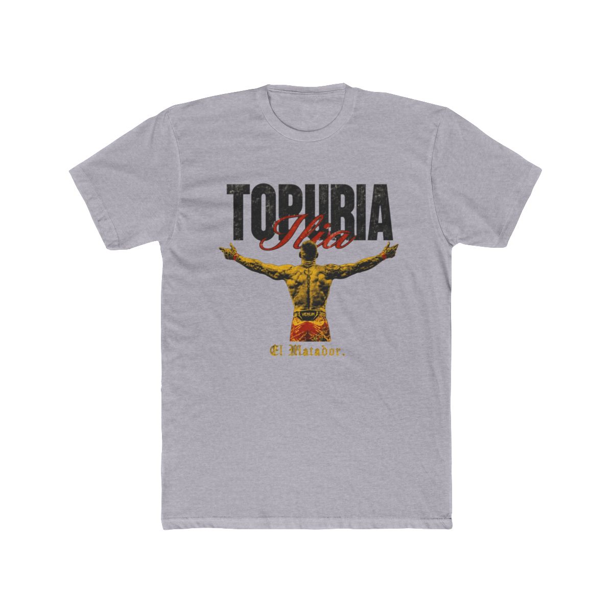 Ilia Topuria El Matador Back T Shirt - alternate angle 4, merchandise