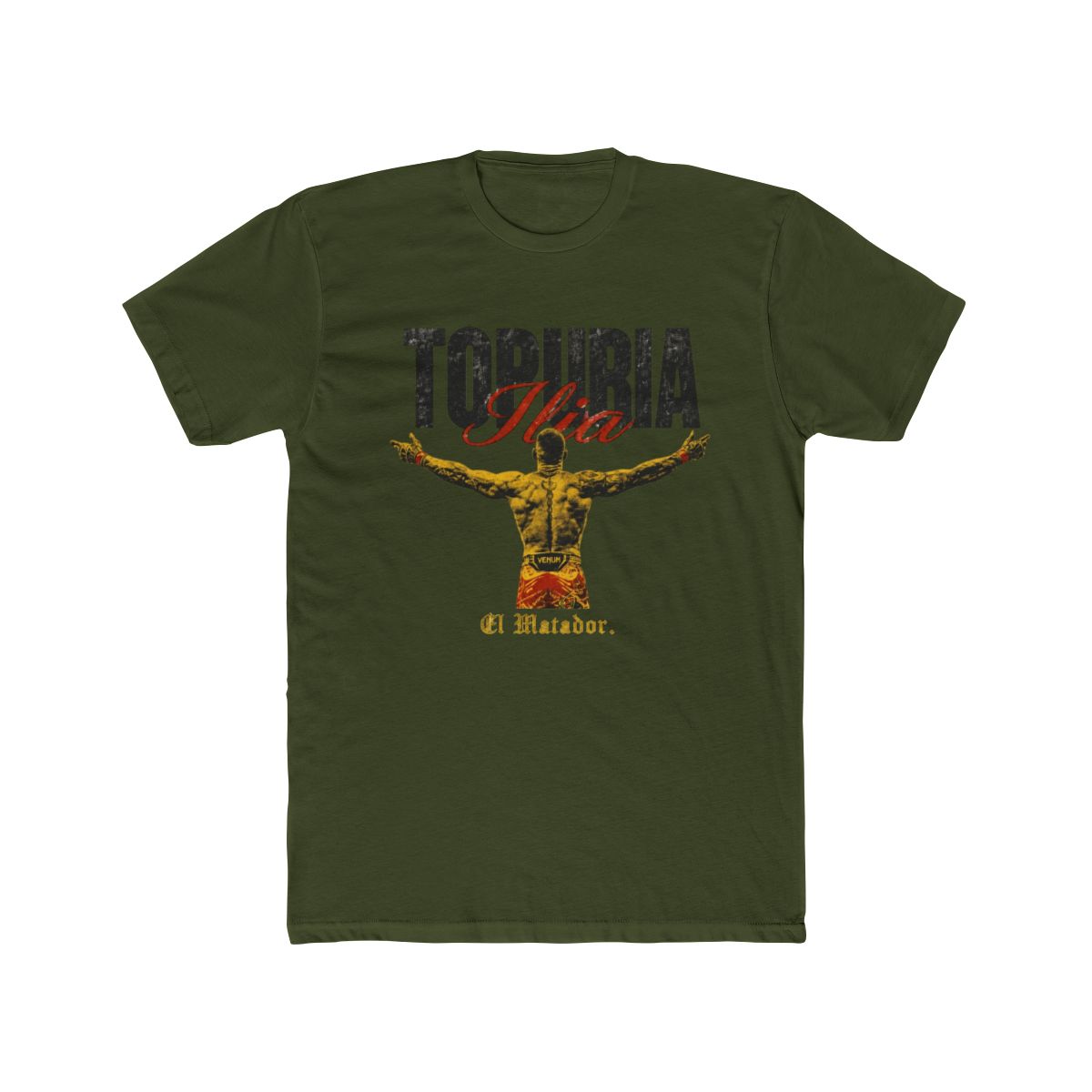 Ilia Topuria El Matador Back T Shirt - alternate angle 5, merchandise