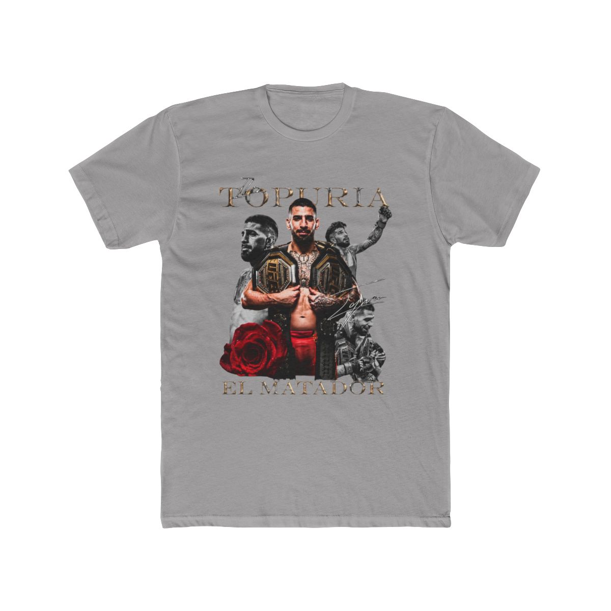 Ilia Topuria Freedom 250 T Shirt - alternate angle 2, merchandise