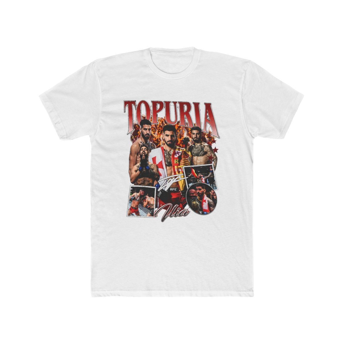 Ilia Topuria El Matador Signature T Shirt - alternate angle 2, merchandise