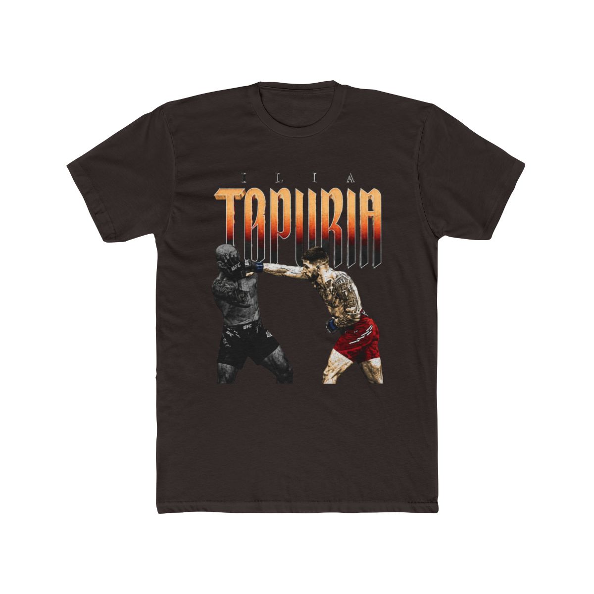 Ilia Topuria Retro Bitmap T Shirt - alternate angle 5, merchandise
