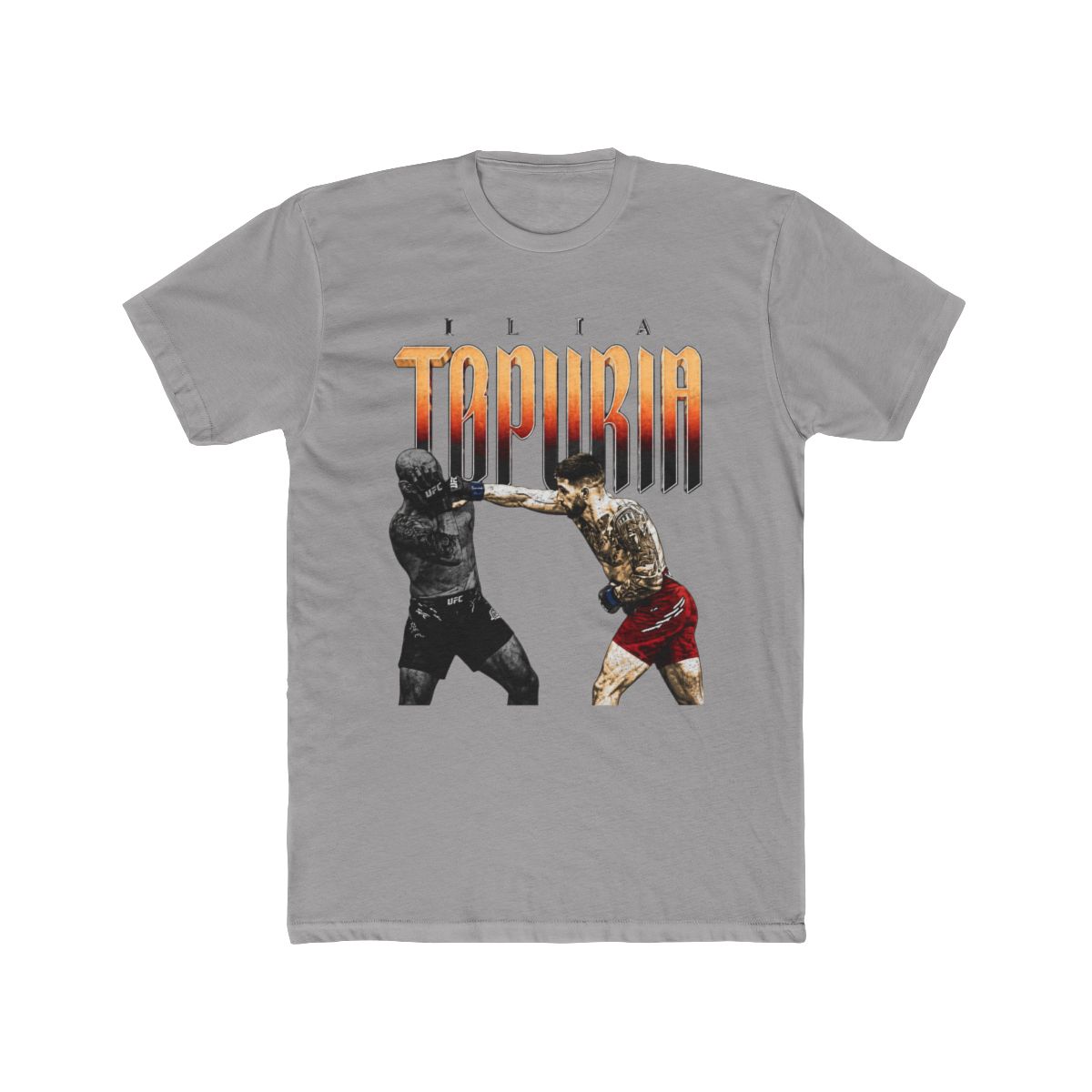 Ilia Topuria Retro Bitmap T Shirt - alternate angle 4, merchandise
