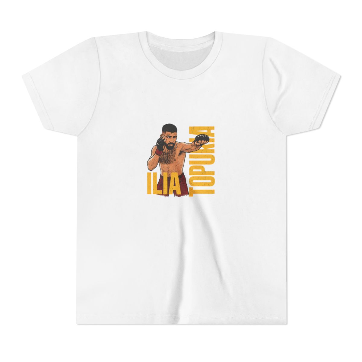 Ilia Topuria Knockout Punch UFC Kids T-Shirt