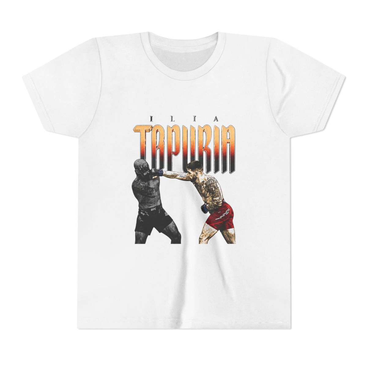 Ilia Topuria Retro Bitmap Kids T Shirt