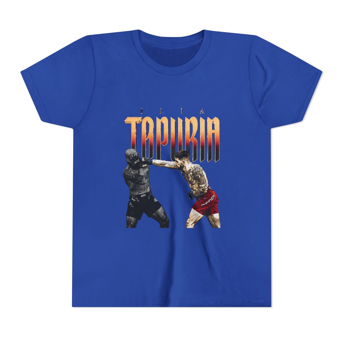 Ilia Topuria Retro Bitmap Kids T Shirt - Official T-Shirts merchandise