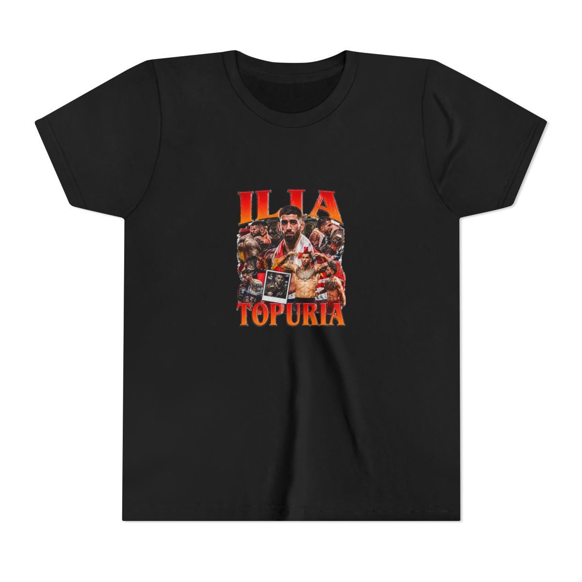 Ilia Topuria "ILIA" Kids Tee - alternate angle 2, merchandise